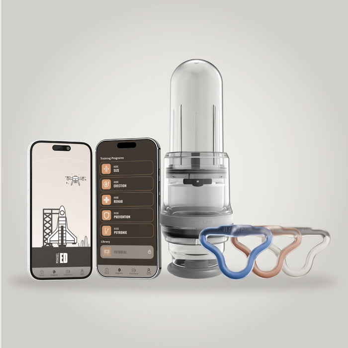 MYHIXEL Pump Lite + x3 MYHIXEL Rings + MYHIXEL ED Trainer PACK